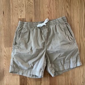 J. Crew New York Elastic Waistband Khaki Shorts Size Small